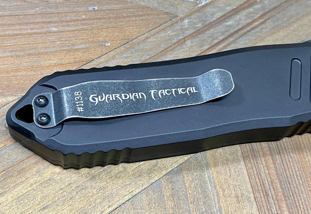 Guardian Tactical RECON-040 113611 Dark Stonewash S/E OTF Knife (3.75" SW) - NORTH RIVER OUTDOORS