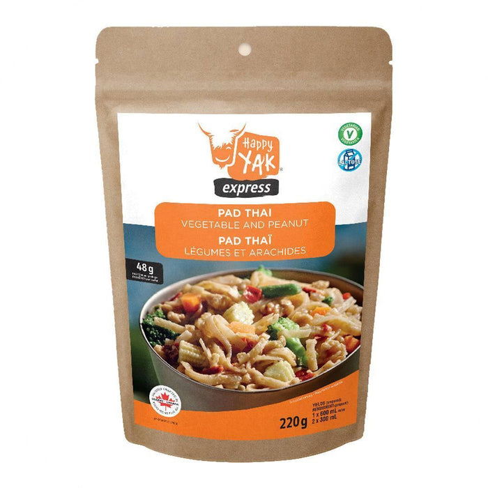 Happy Yak Vegetable and Peanut Pad Thaï (Vegetarian, Lactose Free) from NORTH RIVER OUTDOORS