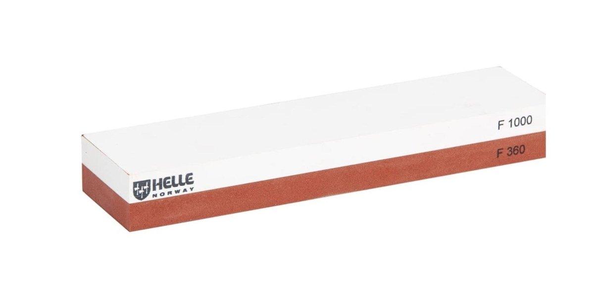 Helle Large Sharpening Stone L 360/1000 Grit (Leather Sheath) from NORTH RIVER OUTDOORS