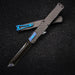Heretic Cleric II Black DLC Tanto MagnaCut Carbon Fiber Inlay Ti Hardward H019-6A-CF/BLU from NORTH RIVER OUTDOORS