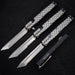 Heretic Cleric II Stonewashed Full Serrated Tanto MagnaCut Stainless Inlay H019-2C - NORTH RIVER OUTDOORS