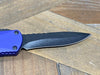 Heretic Knives Manticore S Recurve Purple Battleworn Black H025-8A-PU from NORTH RIVER OUTDOORS