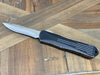 Heretic Manticore E Battleworn Black OTF Automatic Knife 3" Recurve Stonewash H029-2A-BATTLE from NORTH RIVER OUTDOORS