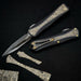 Heretic Manticore E H028-6A-FC-TIN Tumbled DLC D/E Gold Dunes Fat Carbon Knife (USA) from NORTH RIVER OUTDOORS