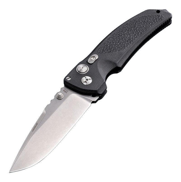 Hogue EX03 3.5" Tactical Drop Point Blade Black Polymer Handles from NORTH RIVER OUTDOORS