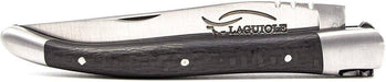 Laguiole Durand Handmade Folding 10cm Carbon Fiber Knife 12C27 (France) from NORTH RIVER OUTDOORS