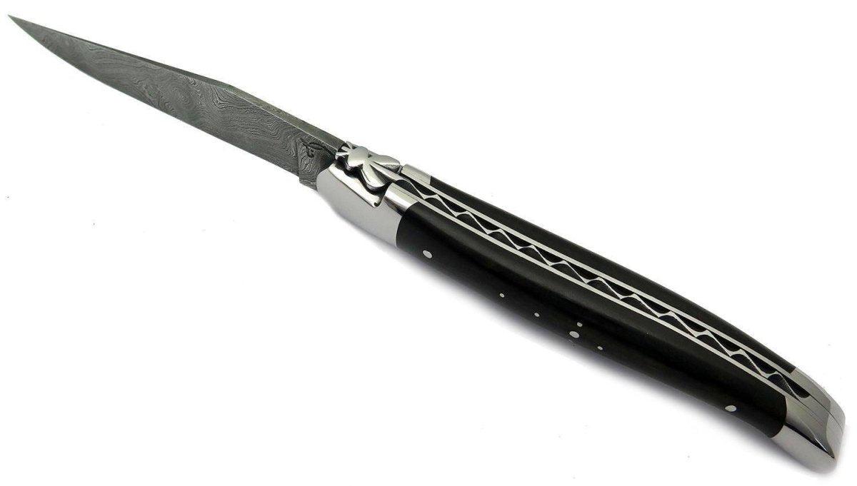 Laguiole Handmade LD6KE Folding Knife 3.875" Damascus (France) from NORTH RIVER OUTDOORS