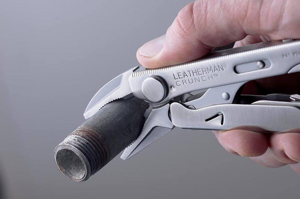 Leatherman Crunch Multitool Pliers & Pin Vise, Stainless Steel (USA) from NORTH RIVER OUTDOORS