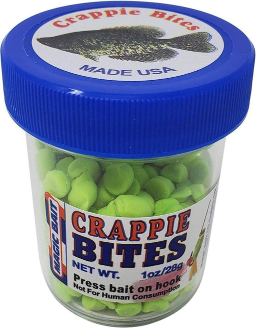 Magic Bait 06-12 Crappie Bites Yellow Catch More 1oz Jar from NORTH RIVER OUTDOORS