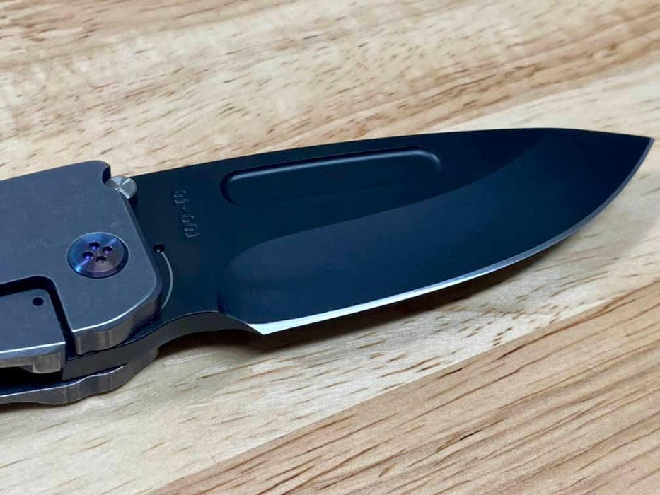 Medford Mini Marauder Knife S35VN Black PVD Blade, Titanium Handles (Pre-Owned) (USA) from NORTH RIVER OUTDOORS