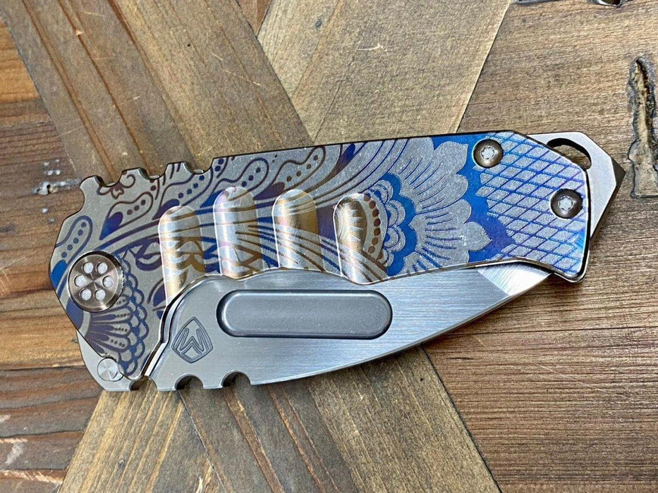 Medford Praetorian Genesis T Tanto Tumbled Paisley S35VN (Limited Ed) from NORTH RIVER OUTDOORS