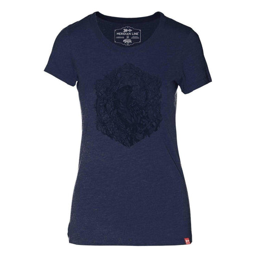 Meridian Line Raven Crest Women's T-Shirt - NORTH RIVER OUTDOORS