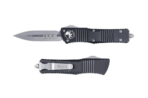 Microtech 142-10 Combat Troodon Auto OTF Knife 3.75" Stonewashed Double Edge from NORTH RIVER OUTDOORS