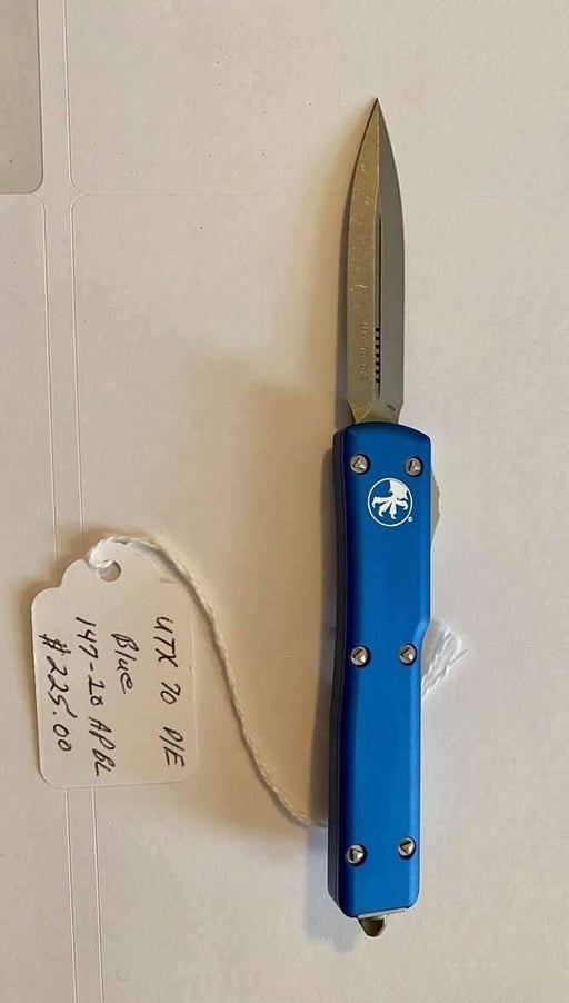 MICROTECH 147-10 APBL UTX-70 D/E BLUE APOCALYPTIC STD from NORTH RIVER OUTDOORS