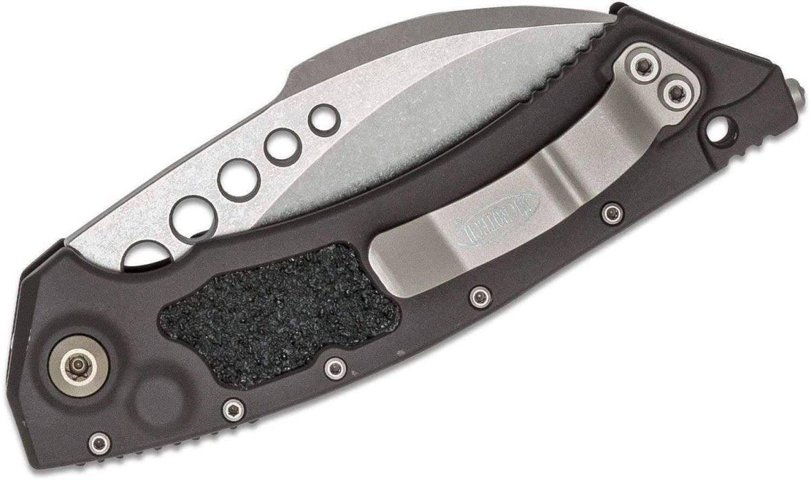 Microtech 166-10 Hawk Auto Folding Knife 3.95" Stonewashed from NORTH RIVER OUTDOORS