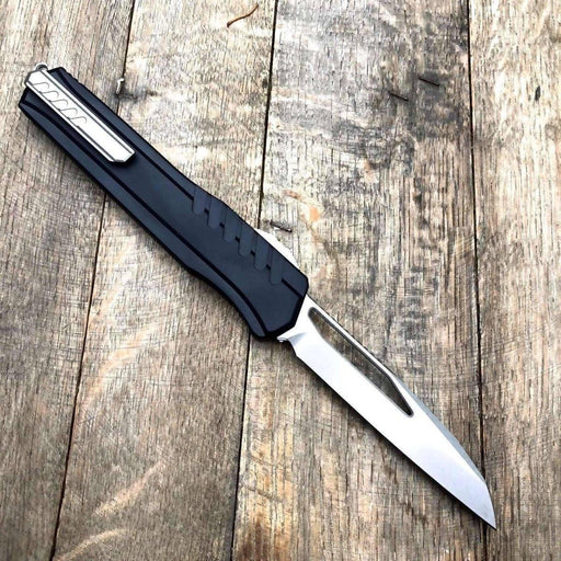 Microtech 241M-10 Cypher MK7 S/E Black Handle - Stonewash from NORTH RIVER OUTDOORS