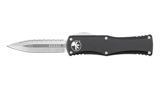 Microtech 702-12 Hera OTF Auto Knife 3.125" Stonewashed Plain/Serrated D/E from NORTH RIVER OUTDOORS