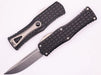 Microtech 703-1TFRS Hera S/E Black Frag Handle Black Blade Signature Series from NORTH RIVER OUTDOORS