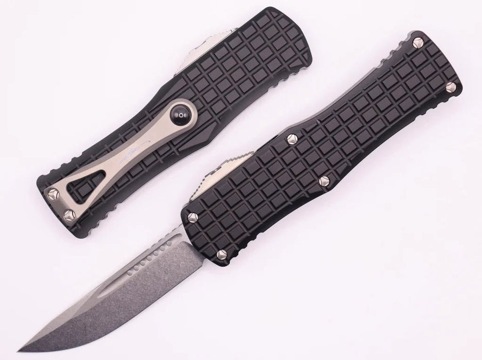 Microtech 703-1TFRS Hera S/E Black Frag Handle Black Blade Signature Series from NORTH RIVER OUTDOORS