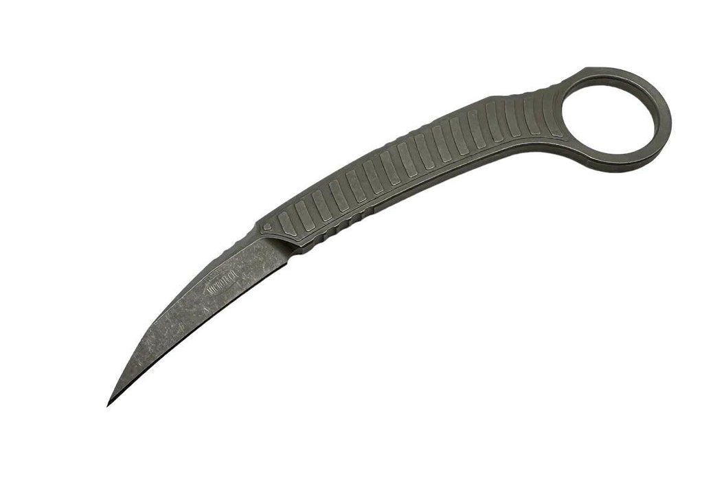 Microtech Bastinelli 215-10APS Feather Fixed Blade Knife 3 D2 Apocalyptic  Blade Kydex Sheath - NORTH RIVER OUTDOORS