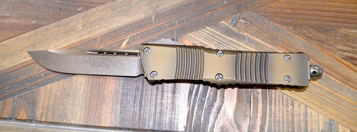Microtech Combat Troodon 143-13APABS S/E Bronze Apocalyptic Signature Series from NORTH RIVER OUTDOORS