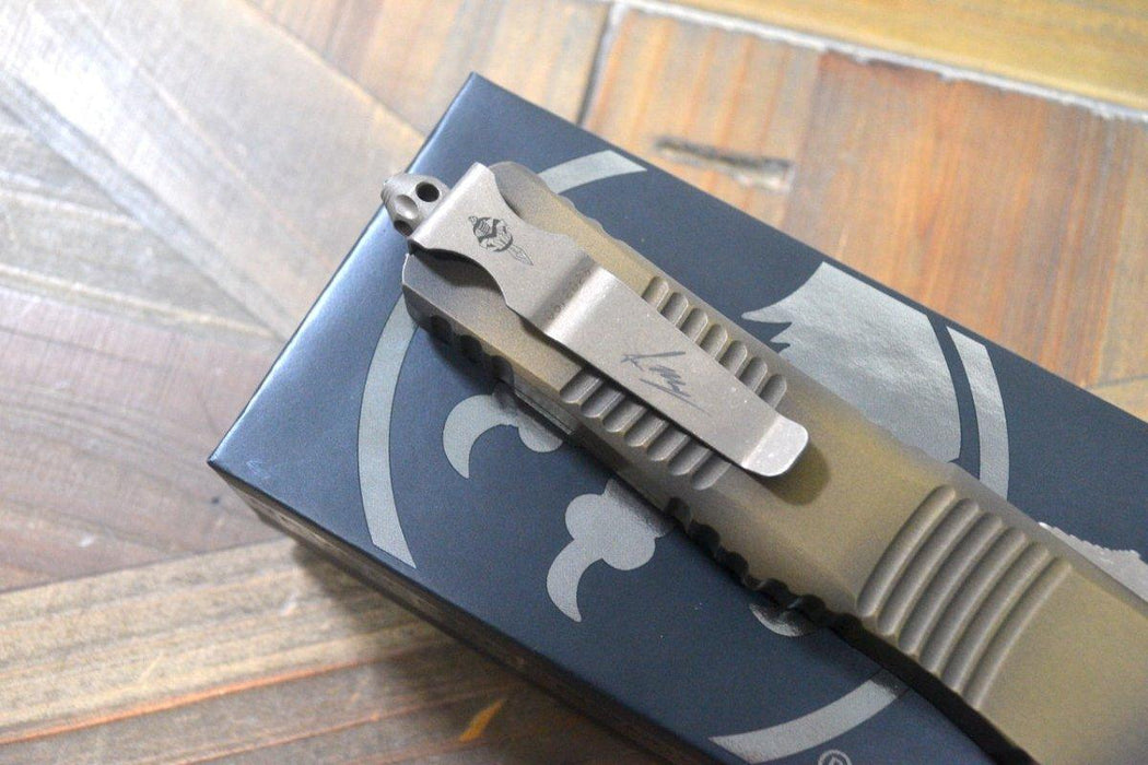 Microtech Combat Troodon 219-13APABS Hellhound Bronze Signature Series from NORTH RIVER OUTDOORS