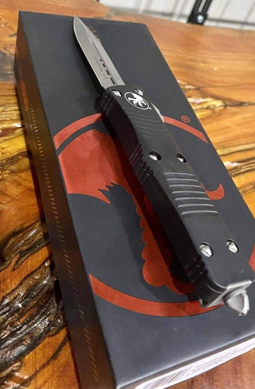 Microtech Troodon D/E OTF Automatic Knife (3" Apocalyptic) 138-10AP from NORTH RIVER OUTDOORS