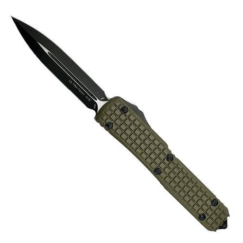 Microtech Ultratech D/E OD Green Frag G-10 Top Tactical Standard Signature Series 122-1FRGTODS from NORTH RIVER OUTDOORS