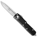 Microtech UTX-85 S/E Black Handle Stonewashed Blade 231-10 from NORTH RIVER OUTDOORS