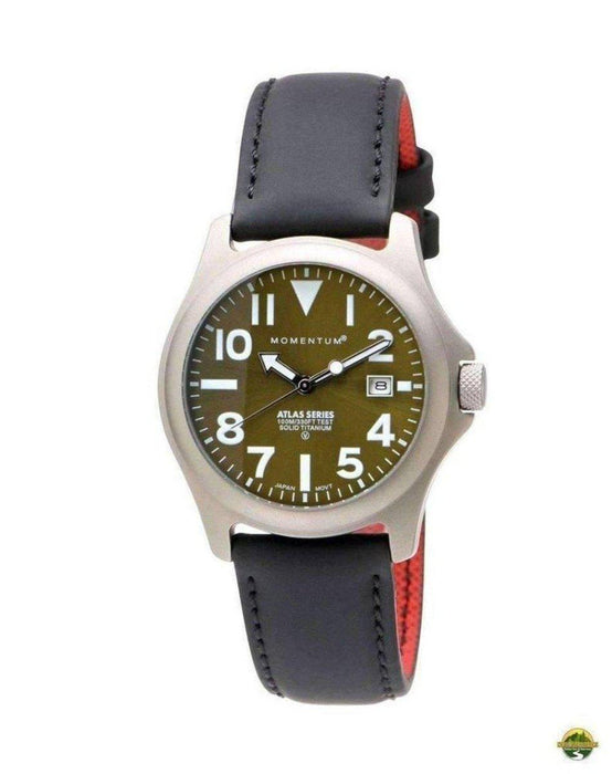 Momentum Atlas 38 Leather Watch - NORTH RIVER OUTDOORS