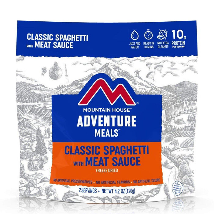 Mountain House Classic Spaghetti with Meat Sauce Survival & Emergency Food (Pouch) from NORTH RIVER OUTDOORS