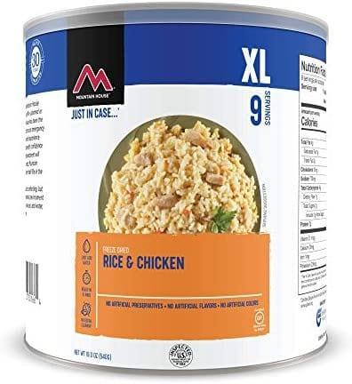 Mountain House Rice & Chicken Survival & Emergency Food #10 Can - NORTH RIVER OUTDOORS