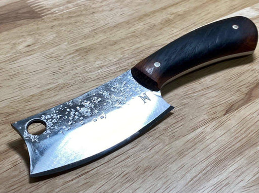 Nic Nichols Mini Cleaver Makers Mark Bourbon Handles Limited Edition - NORTH RIVER OUTDOORS