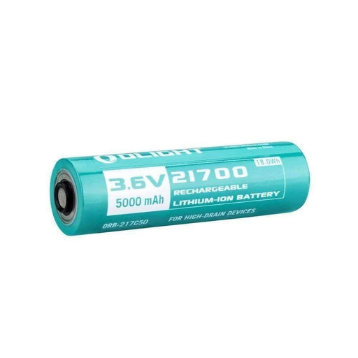 Olight 217C50 21700 Battery, 5000mAh 3.6v (M2R Pro) from NORTH RIVER OUTDOORS