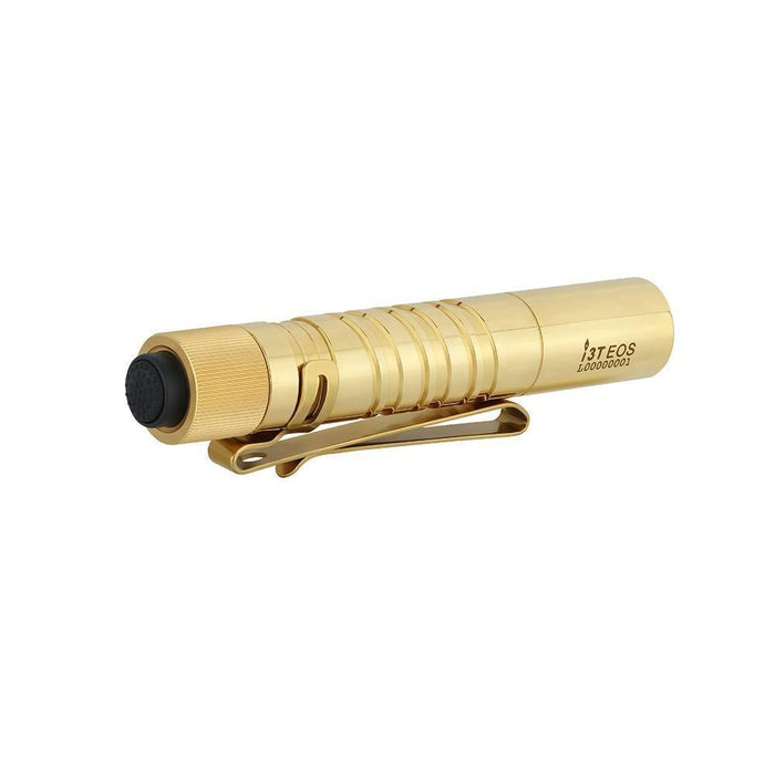 Olight i3T EOS Brass Flashlight (Limited Edition) from NORTH RIVER OUTDOORS