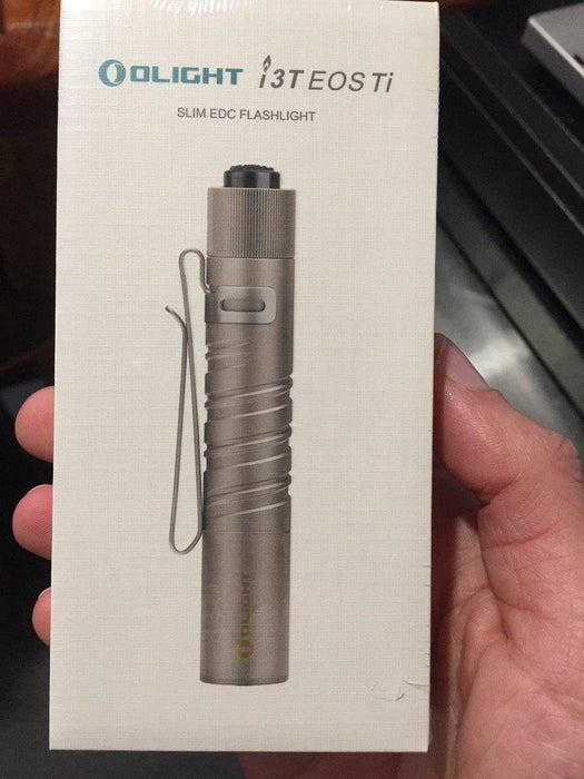 Olight i3T EOS Ti Flashlight (Limited Edition) - NORTH RIVER OUTDOORS