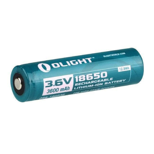 Olight Protected 3600mAh 3.6 Volt 18650 Battery - NORTH RIVER OUTDOORS