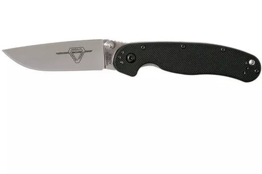 Ontario RAT 2 Folding Knife 3.0" Black Plain Blade, Black Nylon Handles - 8861 from NORTH RIVER OUTDOORS