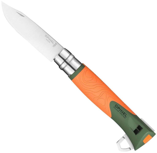 Opinel No 12 Explore Folding Survival Pocket Knife - NORTH RIVER OUTDOORS