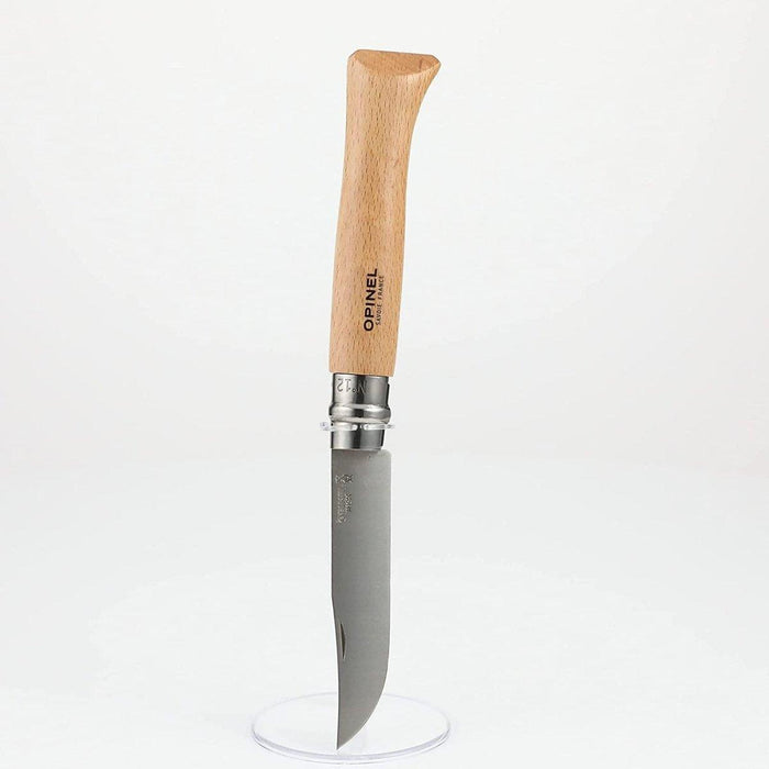 Opinel Stainless Steel Folding Knife with Beechwood Handle (All Sizes) from NORTH RIVER OUTDOORS
