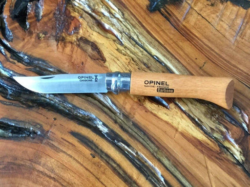 Opinel Stainless Steel Folding Knife with Beechwood Handle (All Sizes) - NORTH RIVER OUTDOORS