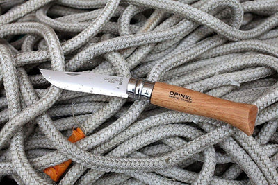 Opinel Stainless Steel Folding Knife with Beechwood Handle (All Sizes) - NORTH RIVER OUTDOORS