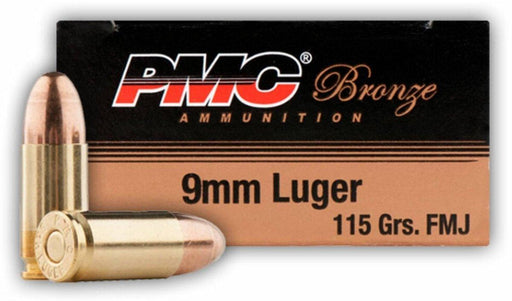 PMC 9mm Luger - 115 Grain FMJ - PMC - 50 Rounds from NORTH RIVER OUTDOORS
