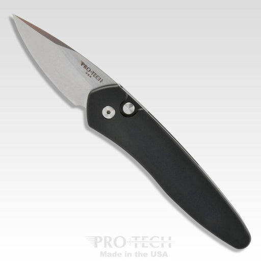 Pro-Tech Half Breed Auto 3605 Black Handle Stonewash BLade from NORTH RIVER OUTDOORS