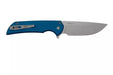 Pro-Tech Mordax MX101-Blue MagnaCut Knife Blue Handle Stonewash Plain Edge (USA) from NORTH RIVER OUTDOORS