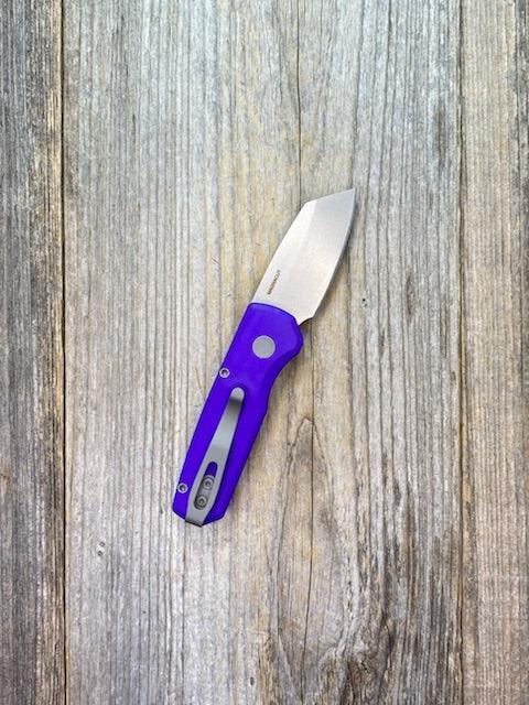 Pro-Tech Runt 5 R5401-Purple Magnacut SW Reverse Tanto Blade Purple (USA) from NORTH RIVER OUTDOORS