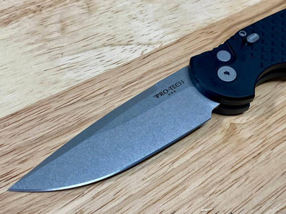 Pro-Tech TR-3 MC1 Magnacut Knife Fish Scale Black - NORTH RIVER OUTDOORS