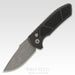 Protech Les George SBR Acid Washed Knife Textured Black (2.6") from NORTH RIVER OUTDOORS