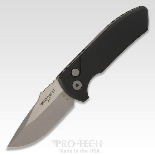 Protech Les George SBR LG401 Stonewash Knife Aluminum (2.6") - NORTH RIVER OUTDOORS