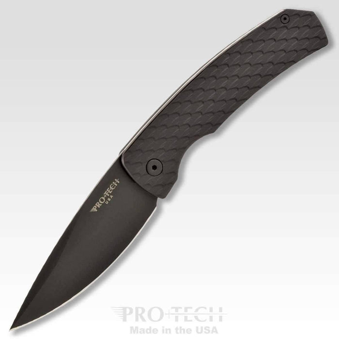 Protech Magic 2 "Whiskers" Auto Knife Feather Texture (3.75") M2607 from NORTH RIVER OUTDOORS